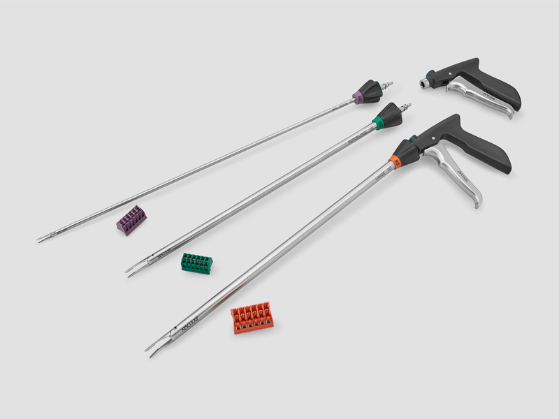 Klipsy do podwiązywania z aplikatorem