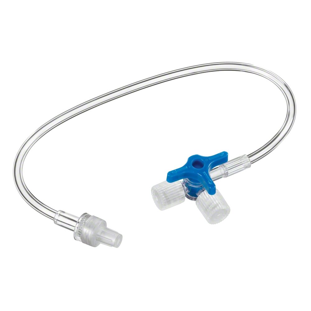 Discofix® -3, Three-way Stopcocks with Connection Tubing, 1.2x 2.2 Stopcock Systems for Infusion Therapy
